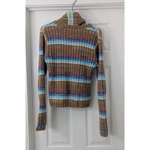 Vintage Y2K Derek Heart Knit Sweater + Matching Scarf (Detachable) – XL - Picture 2 of 3